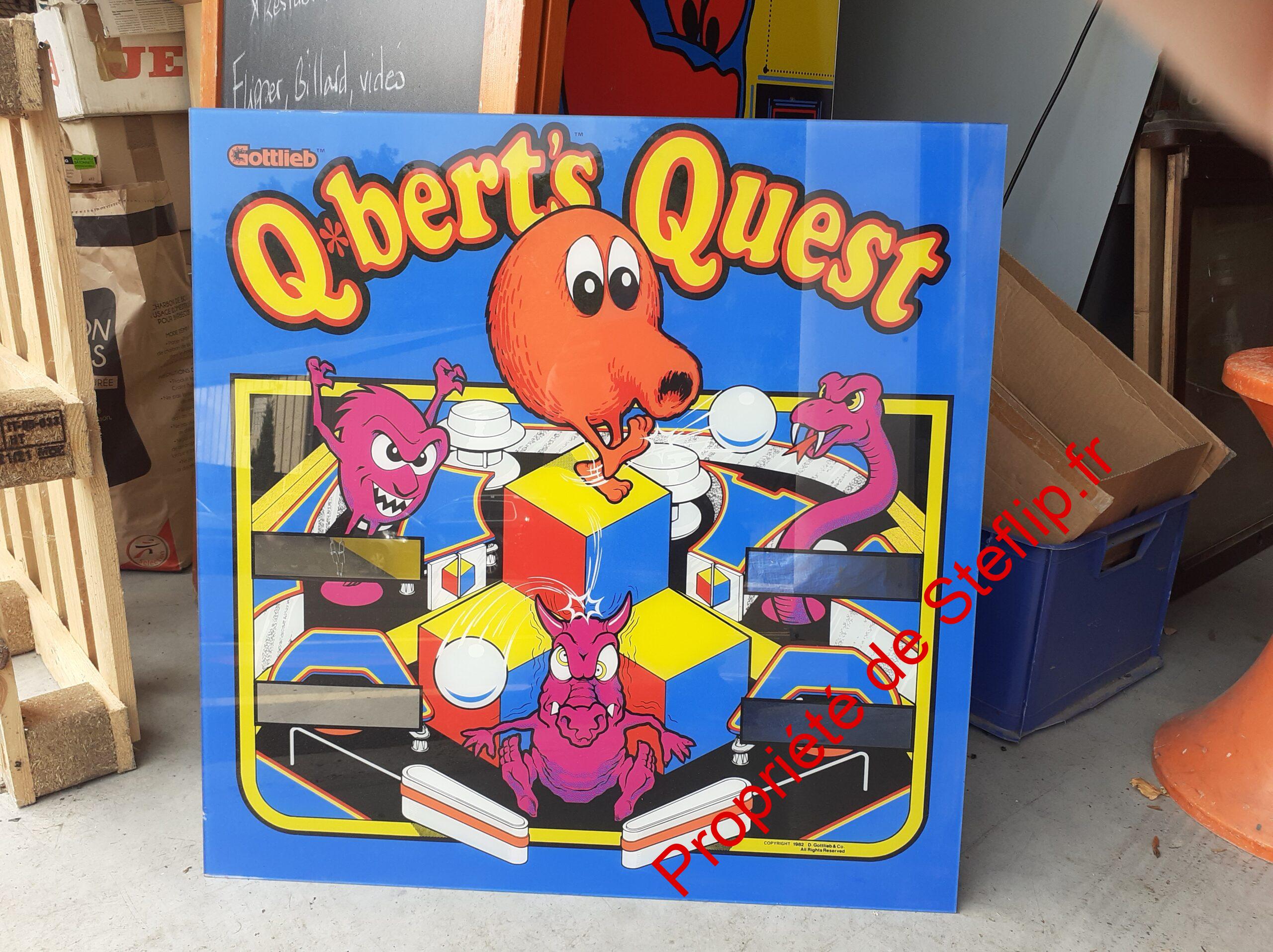 Backglass Qbert’s Quest